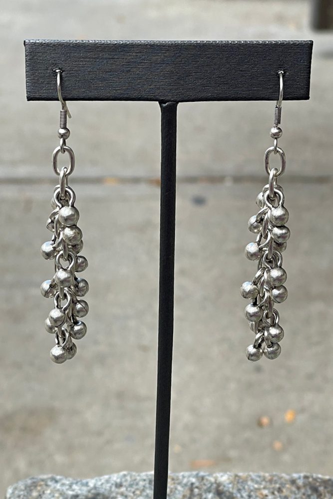 dangle bead earrings